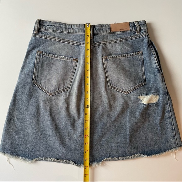 All Saints Denim Mini Skirt - Picture 8 of 15